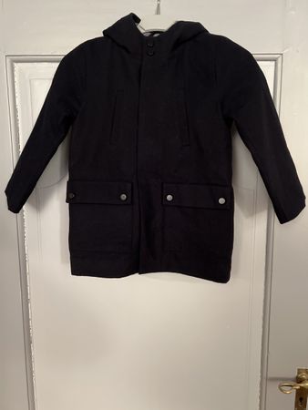 1 veste caban taille 110 Zara Boy bleu marin selon photos