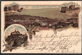 -Litho Gruss aus Winterthur , 1898