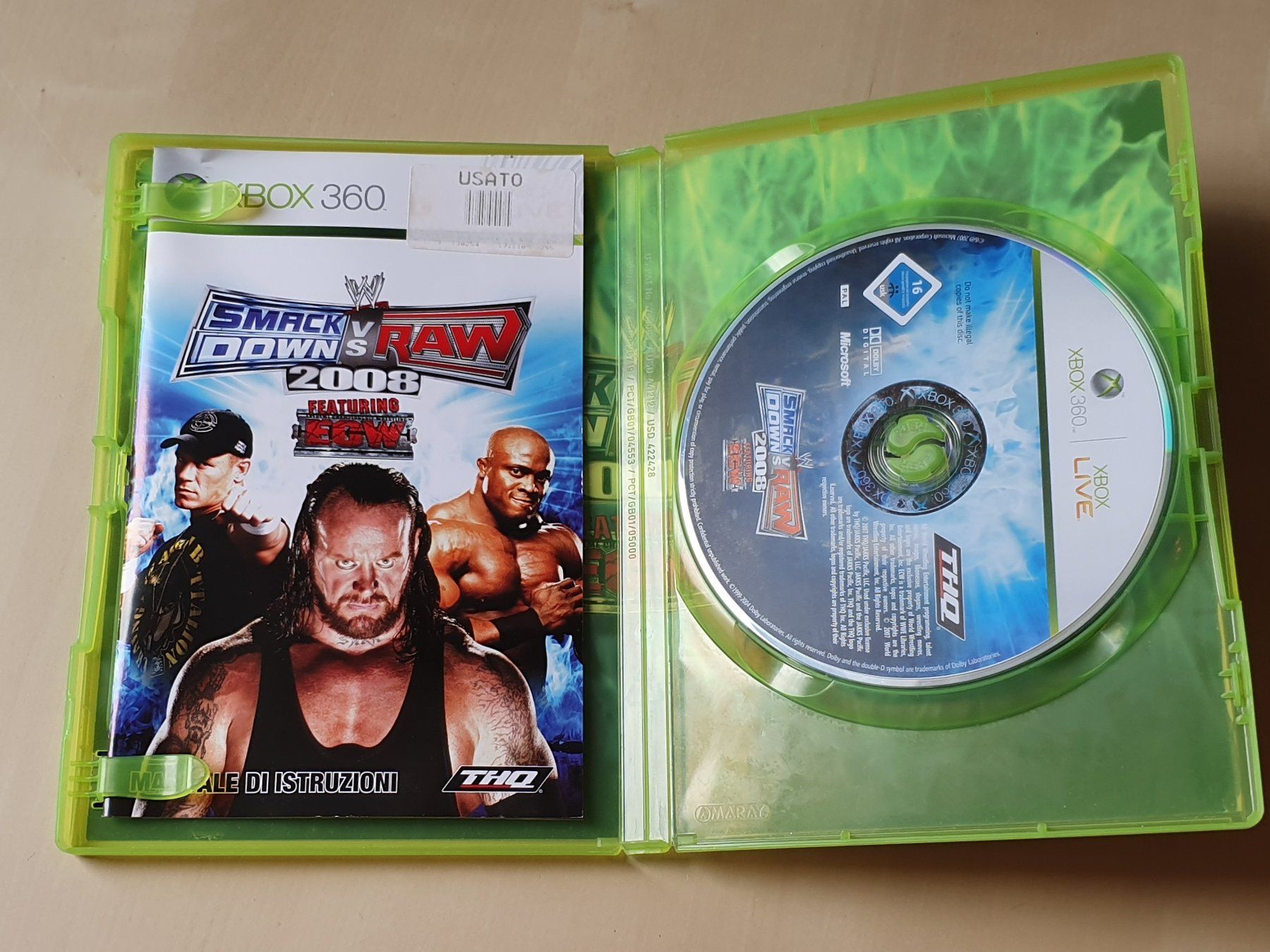 Microsoft Giochi: Smack Down vs Raw 2008 ITA – Usato da Stansstad venduto da collectorsshop 2