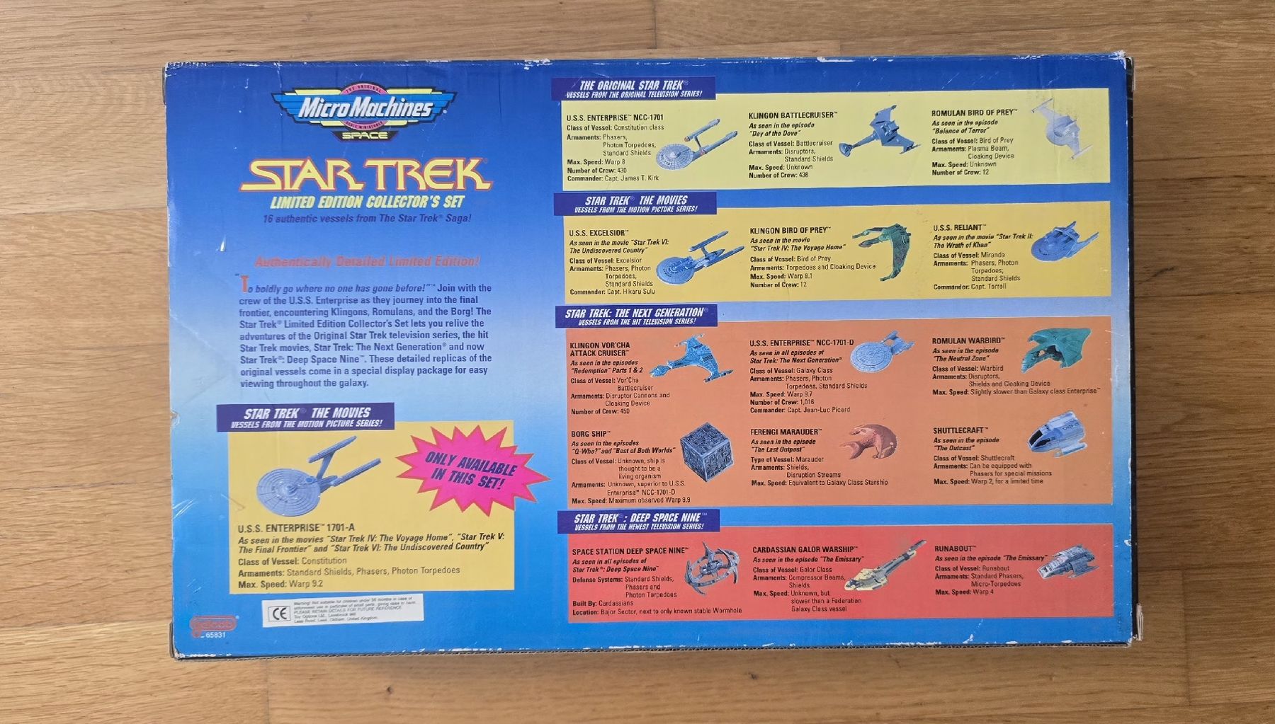 Micro Machines Giocattoli: Star Trek Micro Machines, coffret collector édition limitée – Usato da Genève venduto da MariaS2 3