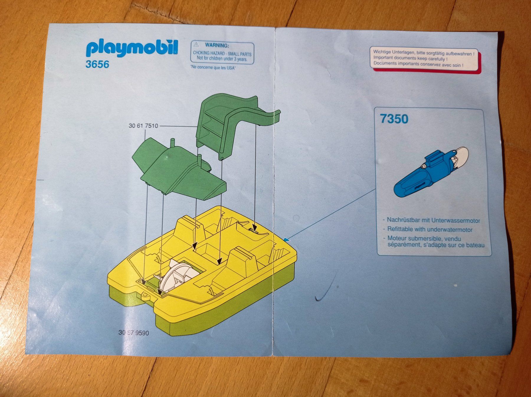 Playmobil Spielzeuge: Playmobil Tretboot – Neu (gemäss Beschreibung) aus Bern von spa_ybz5 1