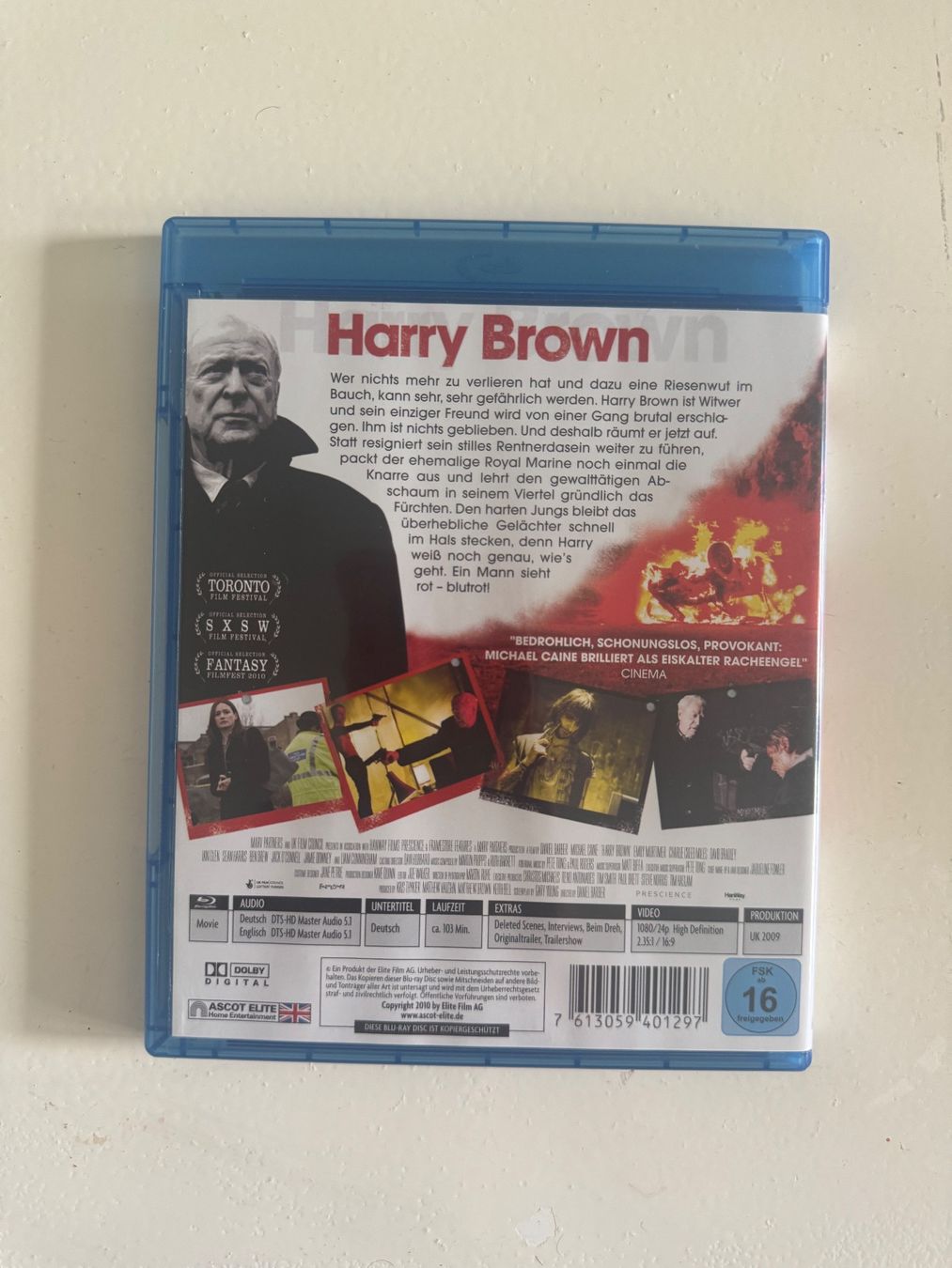 Alle DVDs: HARRY BROWN. (BLU-RAY) 2009/ MIT MICHAEL CAINE – Gebraucht aus Basel von san_2qlq 1