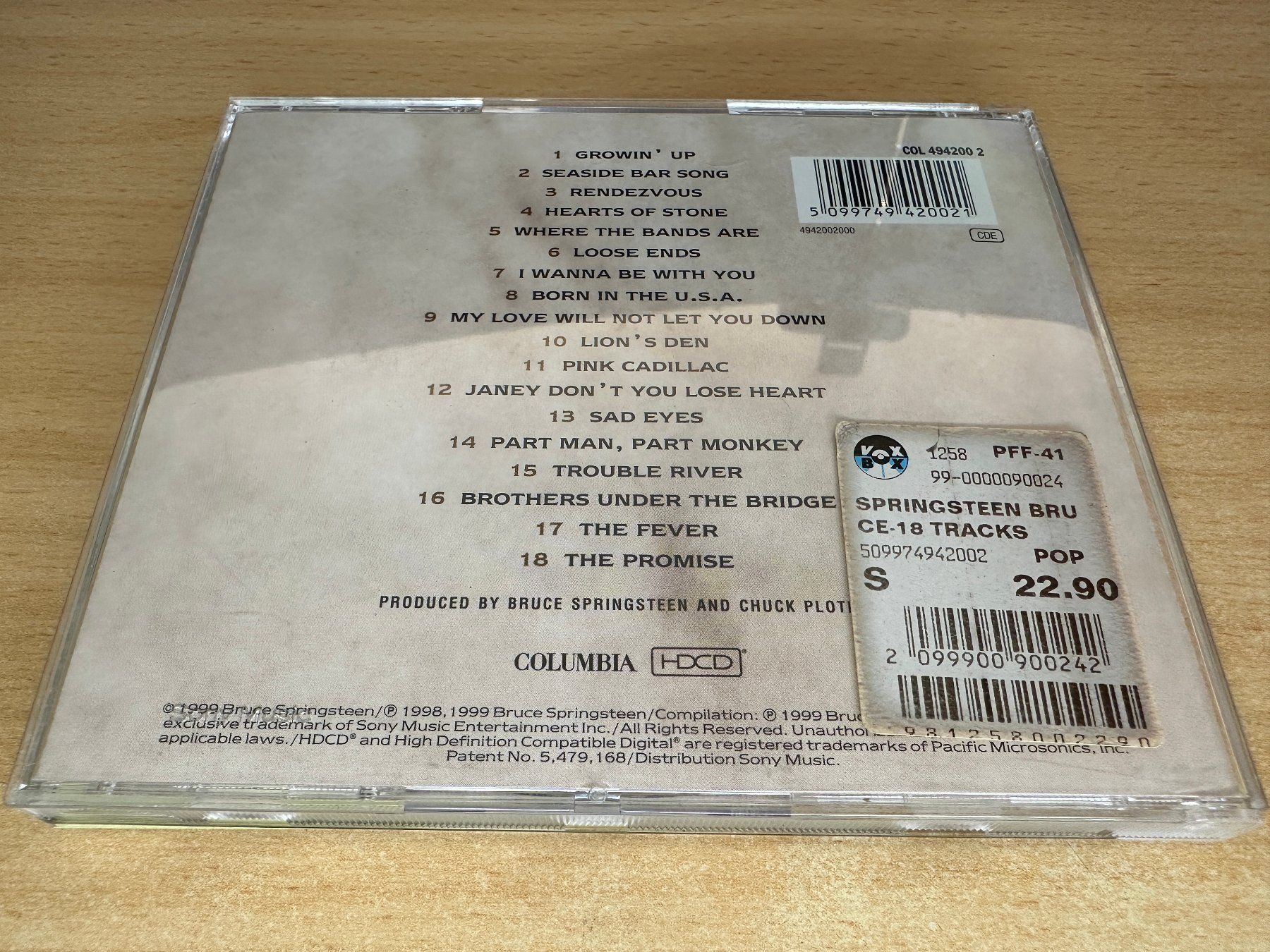 CD: N2 Bruce Springsteen – 18 Tracks – Usato da Rikon im Tösstal venduto da Alpenmutz 1