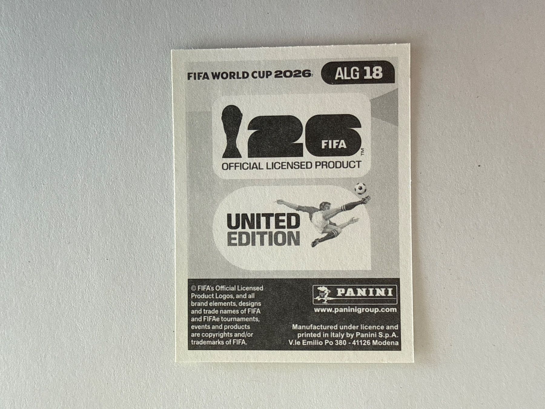 Panini Carte collezionabili: Gouiri ALG18 - Panini CH Edition WM 2026 – Nuovo (secondo la descrizione) da Grenchen venduto da nicus_aveiro 1
