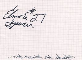 Elmore Spencer NBA Autogramm signiert Zettel 15x21cm