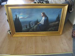 Oelbild Auf Leinwand Gemalt Signiert
