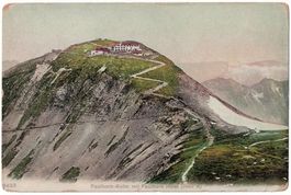 Faulhorn-Kulm mit Stempel des Hotels, Fr. Bohren, um 1915