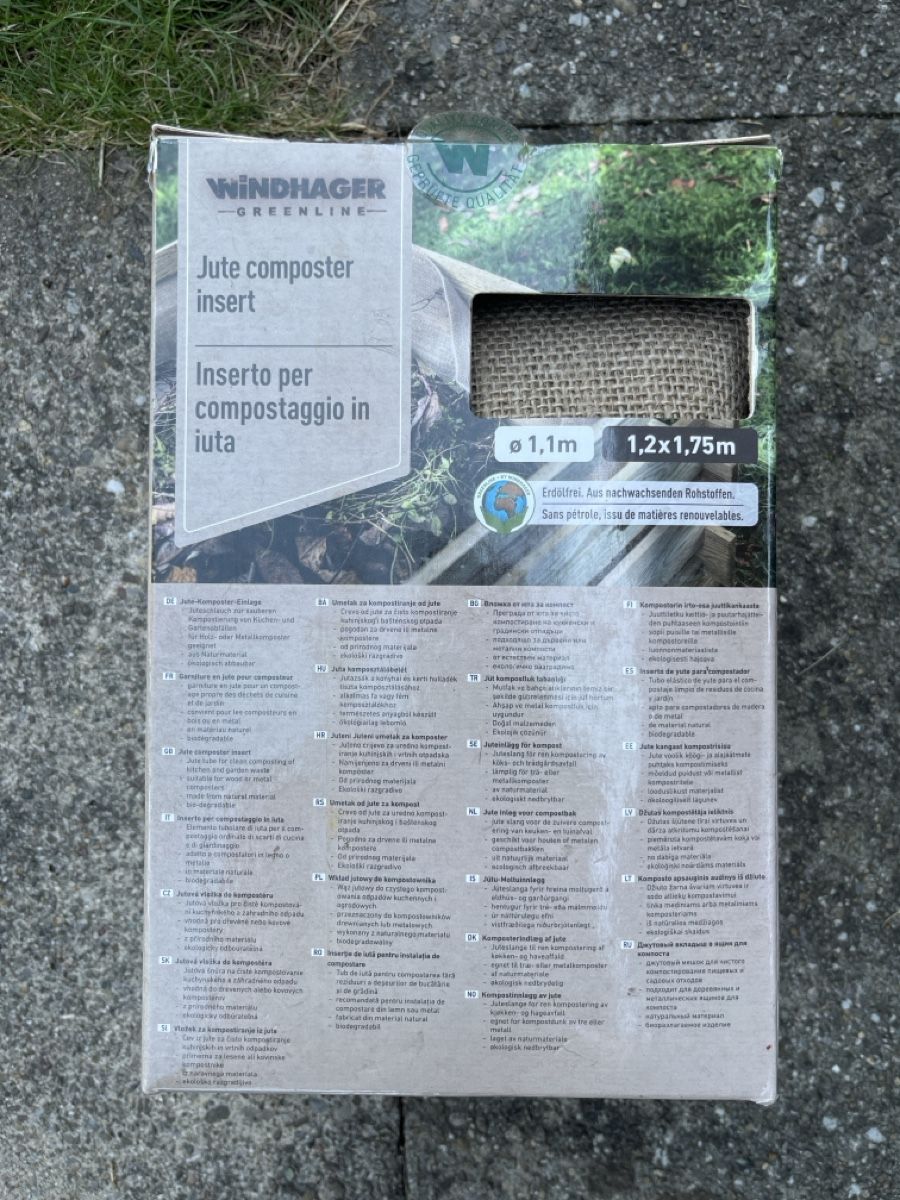 Coffres de rangement: Windhager Jute Komposter Einlage D1.1m – Neuf avec emballage d'origine à Illnau par Anook05 1