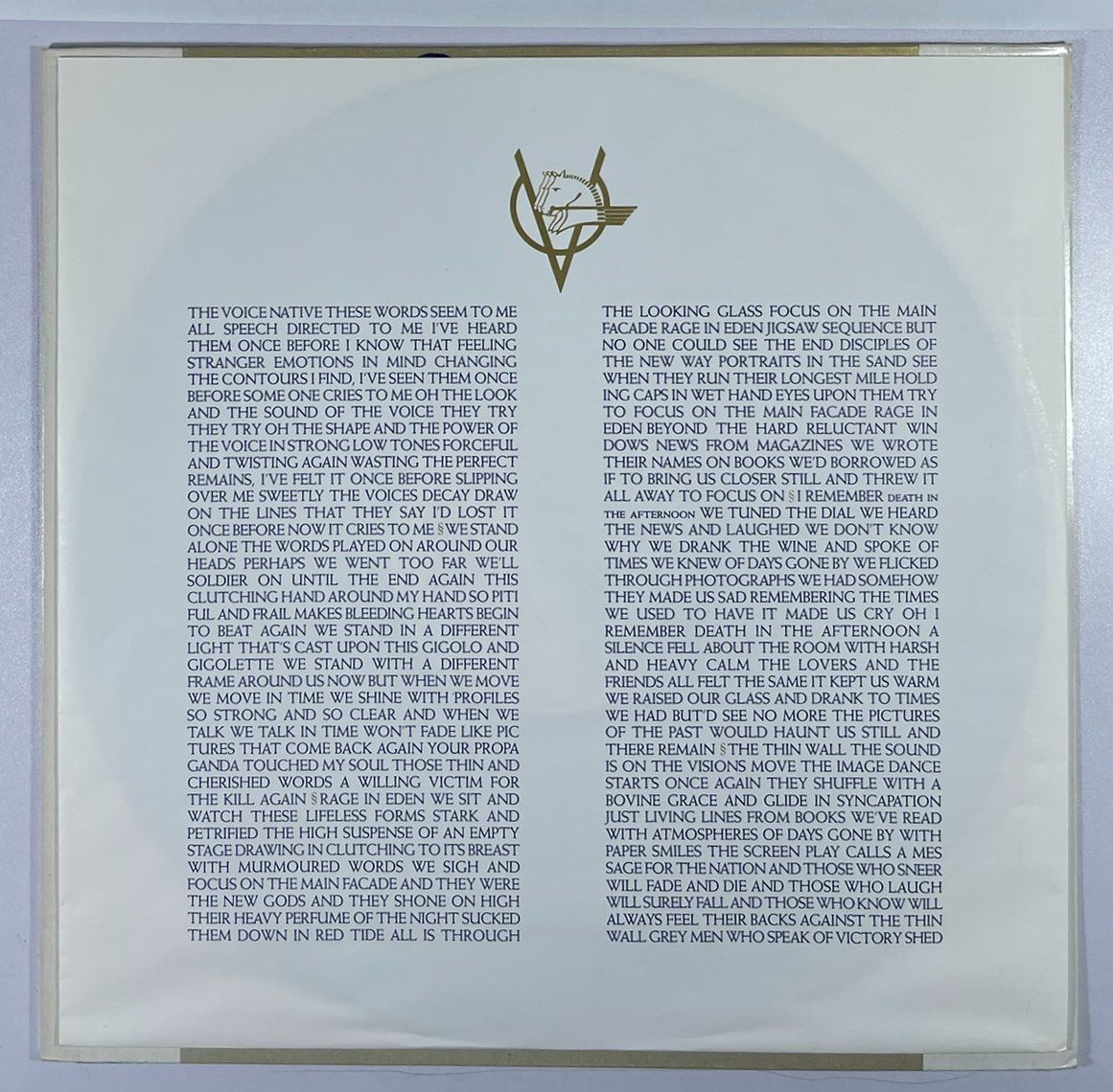 Schallplatten: LP: ULTRAVOX - Rage In Eden – Gebraucht aus Frenkendorf von Yard-Sale-2000 2