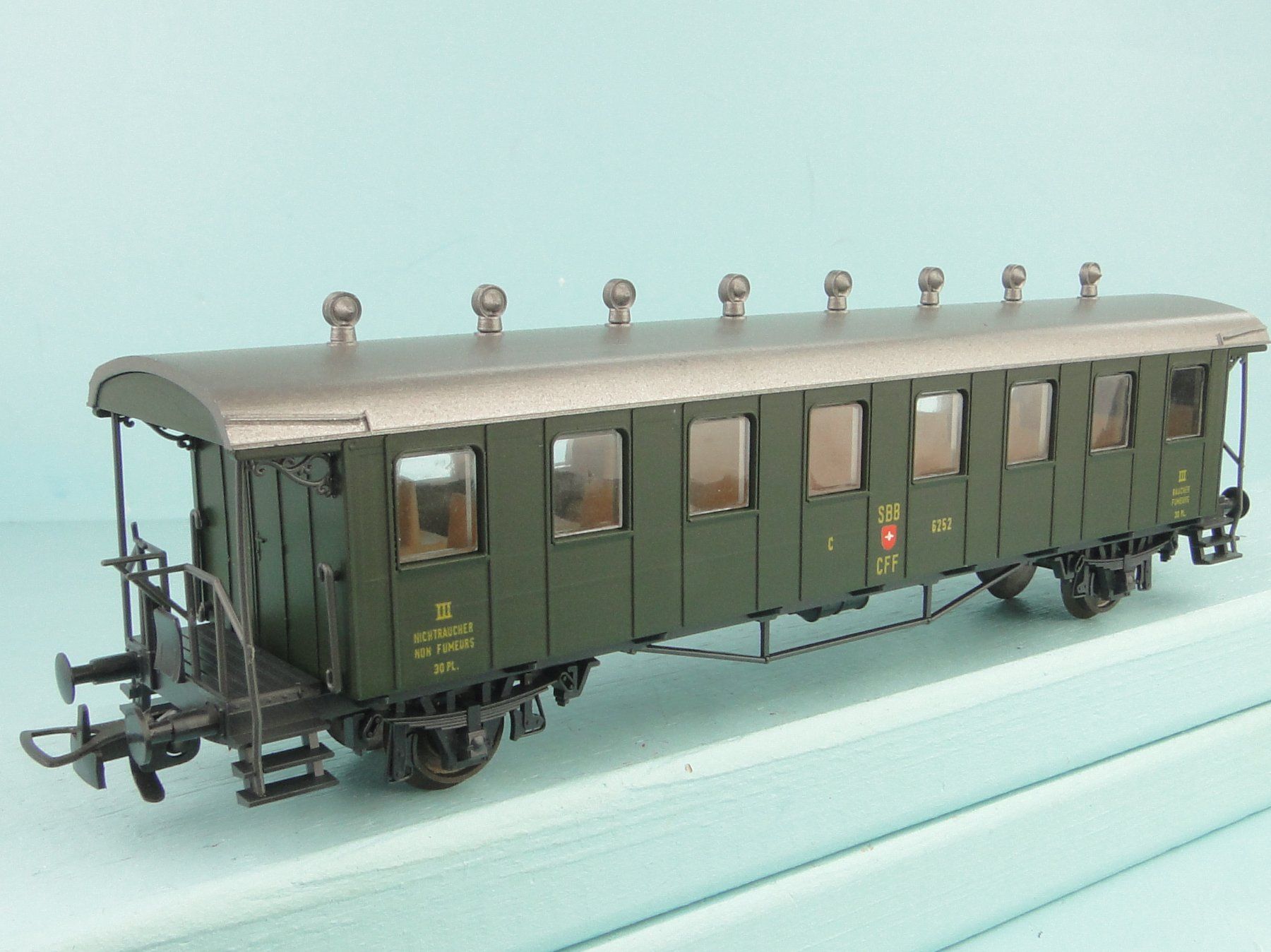 Liliput Modellini di ferrovie: Liliput SBB III Klasse Platformwagen – Usato da Bülach venduto da cann11