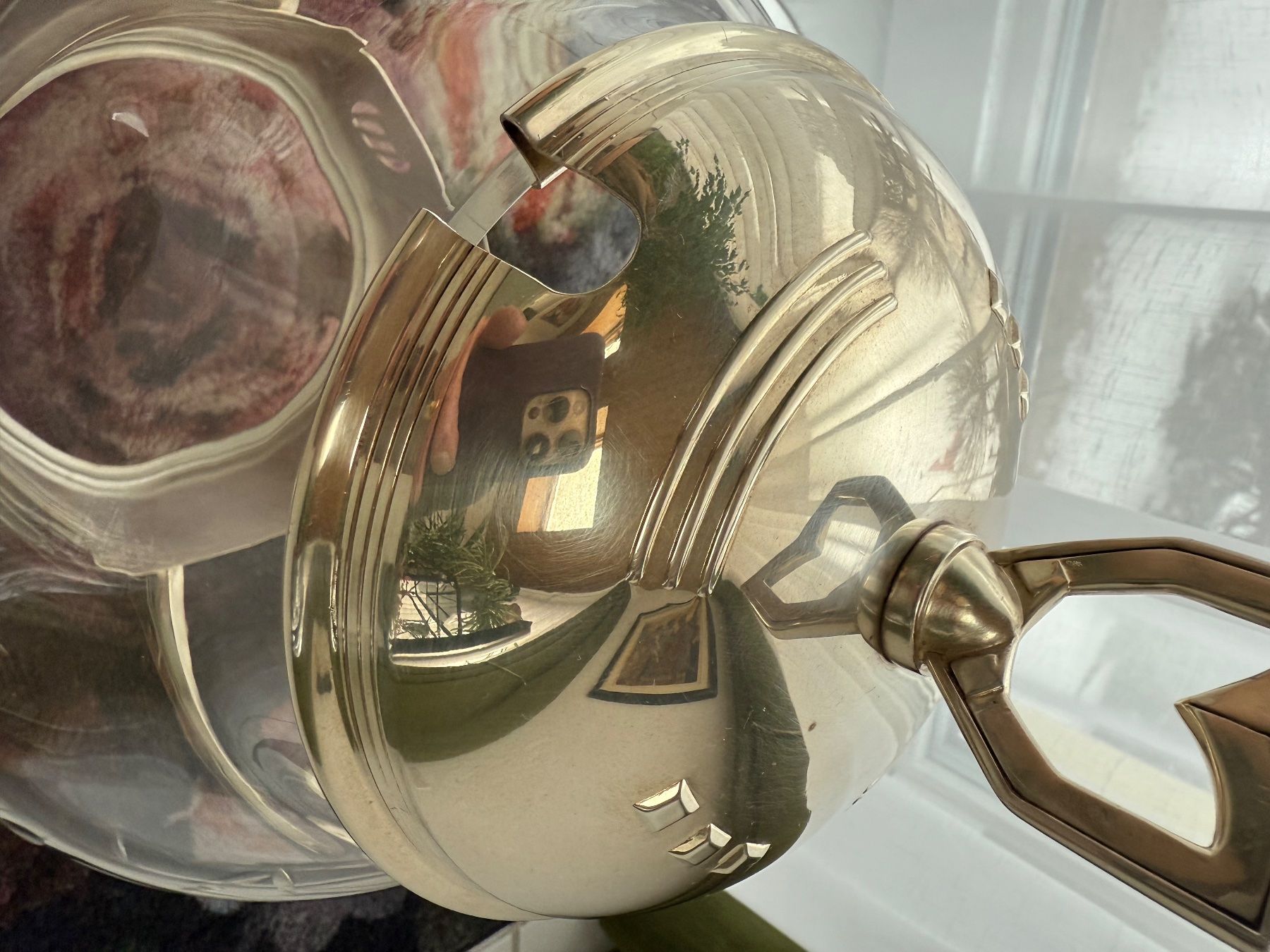 Bicchieri: Art Deco Silber Glas Bowle um 1910 – Usato da Wöschnau venduto da Vinsale 6
