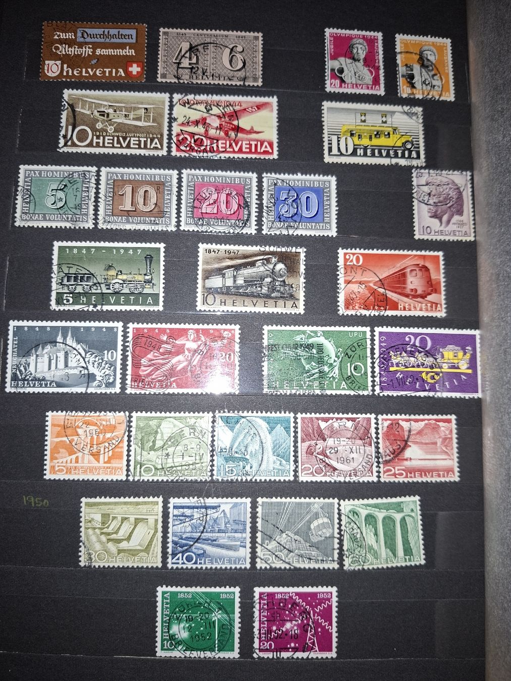 Tutti i francobolli: Briefmarken Werbemarken ab ca 1900 - 1967 – Usato da Balgach venduto da SIMEON27 4