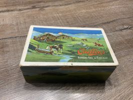 Alte Cailler Schokoladenbox mit Alpenmotiv gebraucht