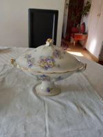 1916.Antik Swiss Langenthal Dekel Henkel Schussel
