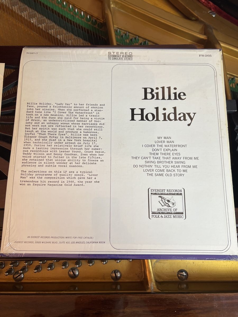 Schallplatten: LP Billie Holiday – Gebraucht aus Soazza von RM-77 1