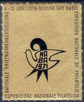 VIGNETTE NABA 1971 IN BASEL **POSTFRISCH** - G361