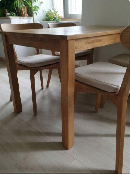 Tavoli: Ensemble table et 4 chaises en beau bois – Nuovo (secondo la descrizione) da Travers venduto da Katerinaaa84 5