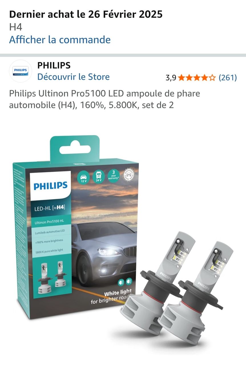 Philips Alle Autoersatzteile: Philips Ultinon Pro5100 LED H4 – Gebraucht aus Vallorbe von ivan.birukov 3