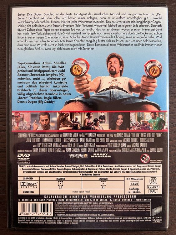 Leg dich nicht mit Zohan an Kaufen auf Ricardo