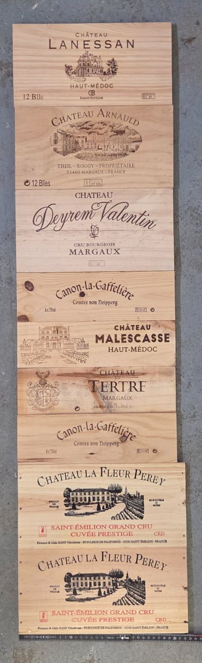 Articoli in legno: Façades de caisses de vin - Déco bar - Estampes – Usato da St-Aubin FR venduto da ririgogol 1