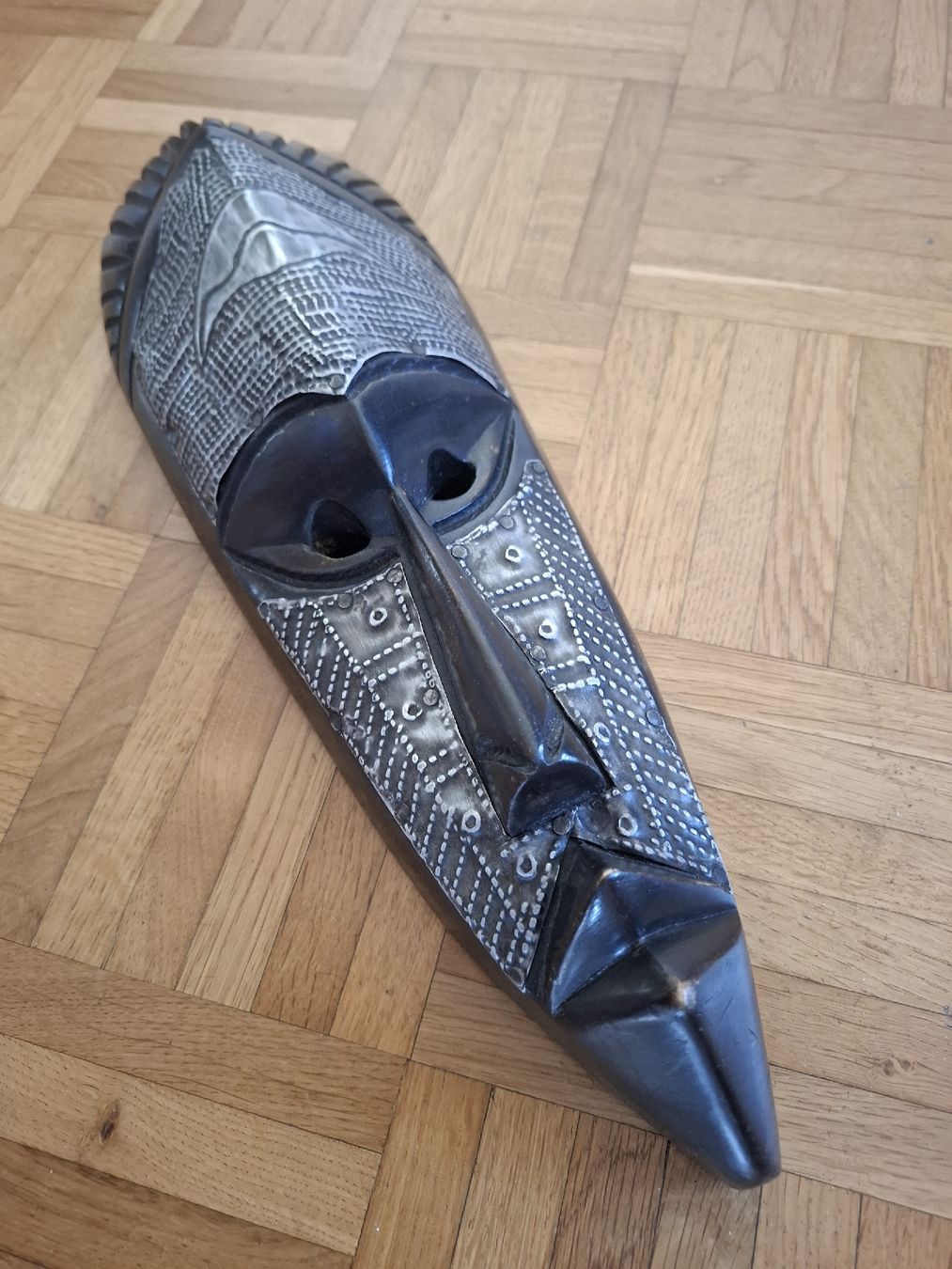 Internationale Kunst: Masque africain 37 x 11.5 cm – Gebraucht aus Moutier von Carambaaa 5