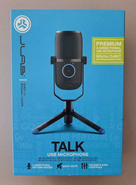 JLab Talk USB Podcast Youtube / Home Studio Mikrofon NEU (Neu und ...