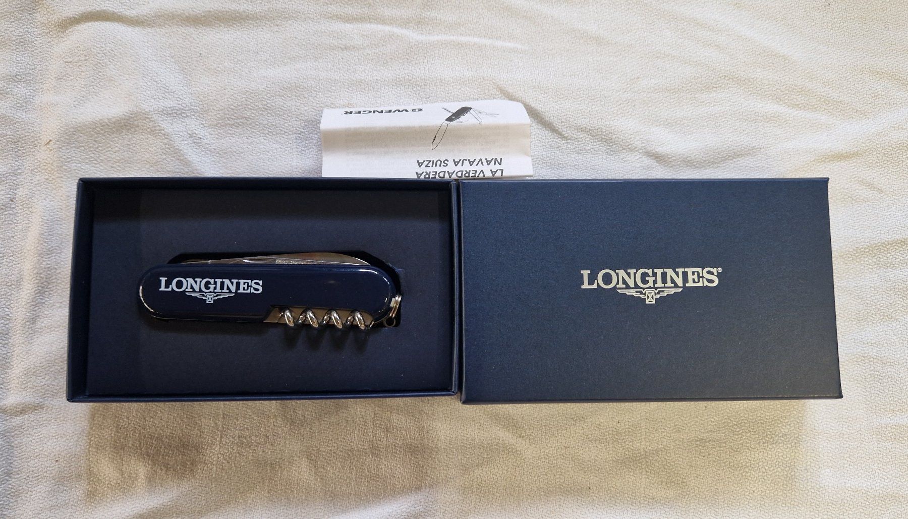 Wenger Coltelli tascabile: WENGER SAKMESSER GRAVIERT LONGINES – Usato da Bilten venduto da Mic2022