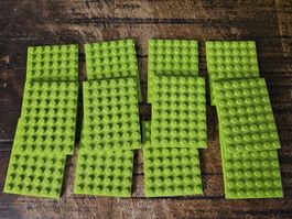 lego 3036 lot de 12 pièces Lime Plate 6 x 8