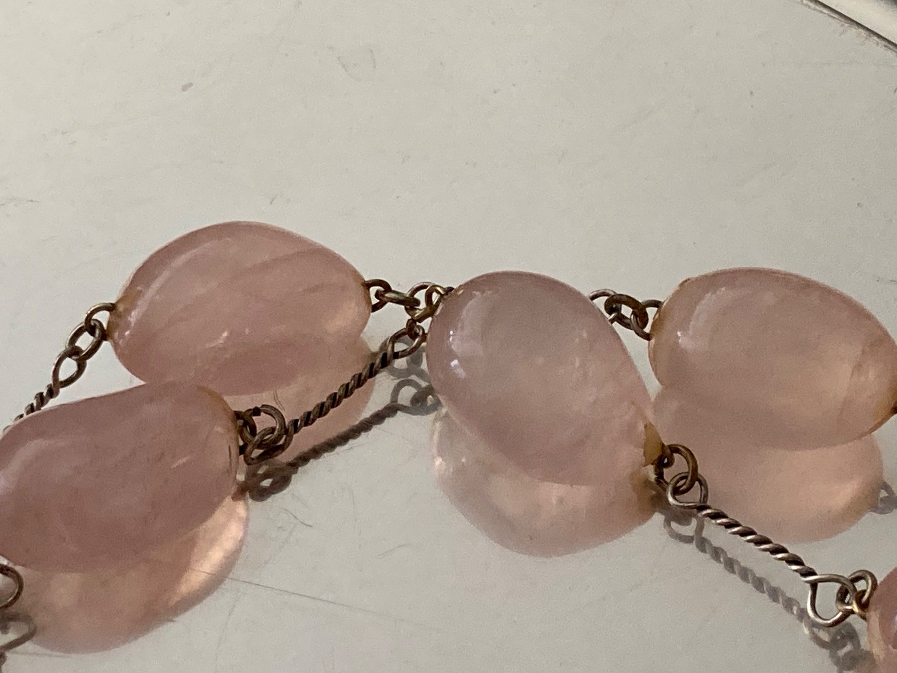 Colliers: Collier vintage en Quartz Rose – D'occasion à Marly par Antigona71 4