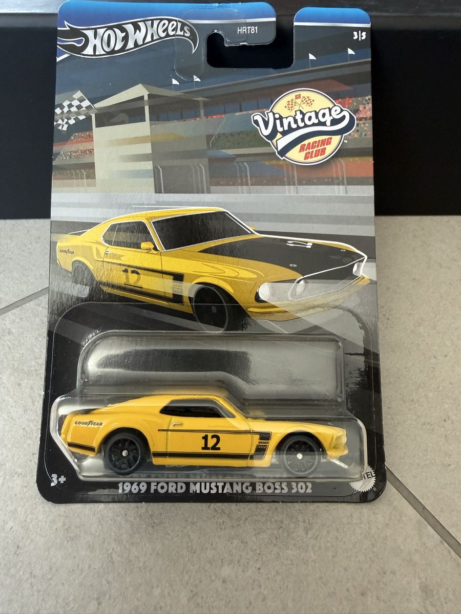 Hot Wheels Modellini d'auto: Hot Wheels - 1969 Ford Mustang Boss 302 – Nuovo e nell'imballaggio originale da Yvorne venduto da AutoCollectionneur