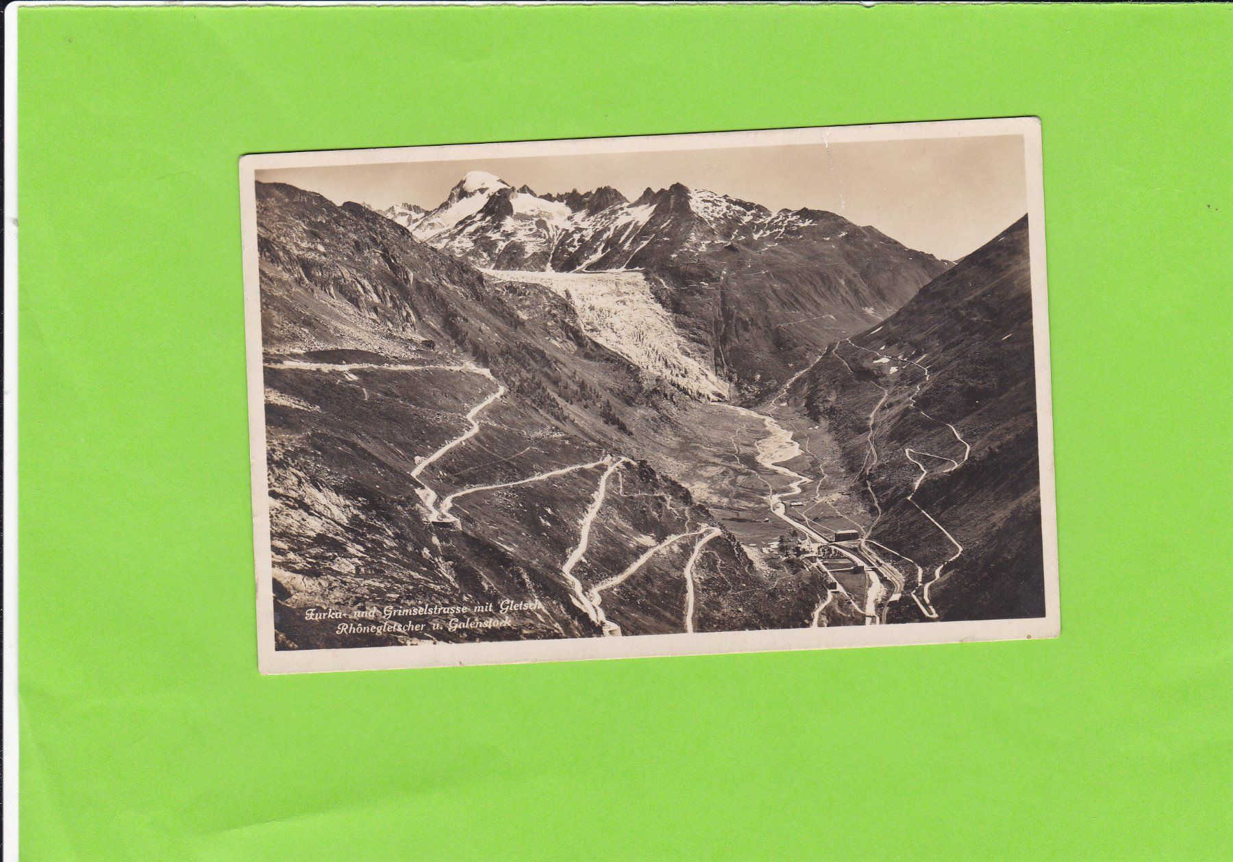 Cartoline postali: Furka-und Grimselstrasse – Usato da St. Peterzell venduto da neckertal
