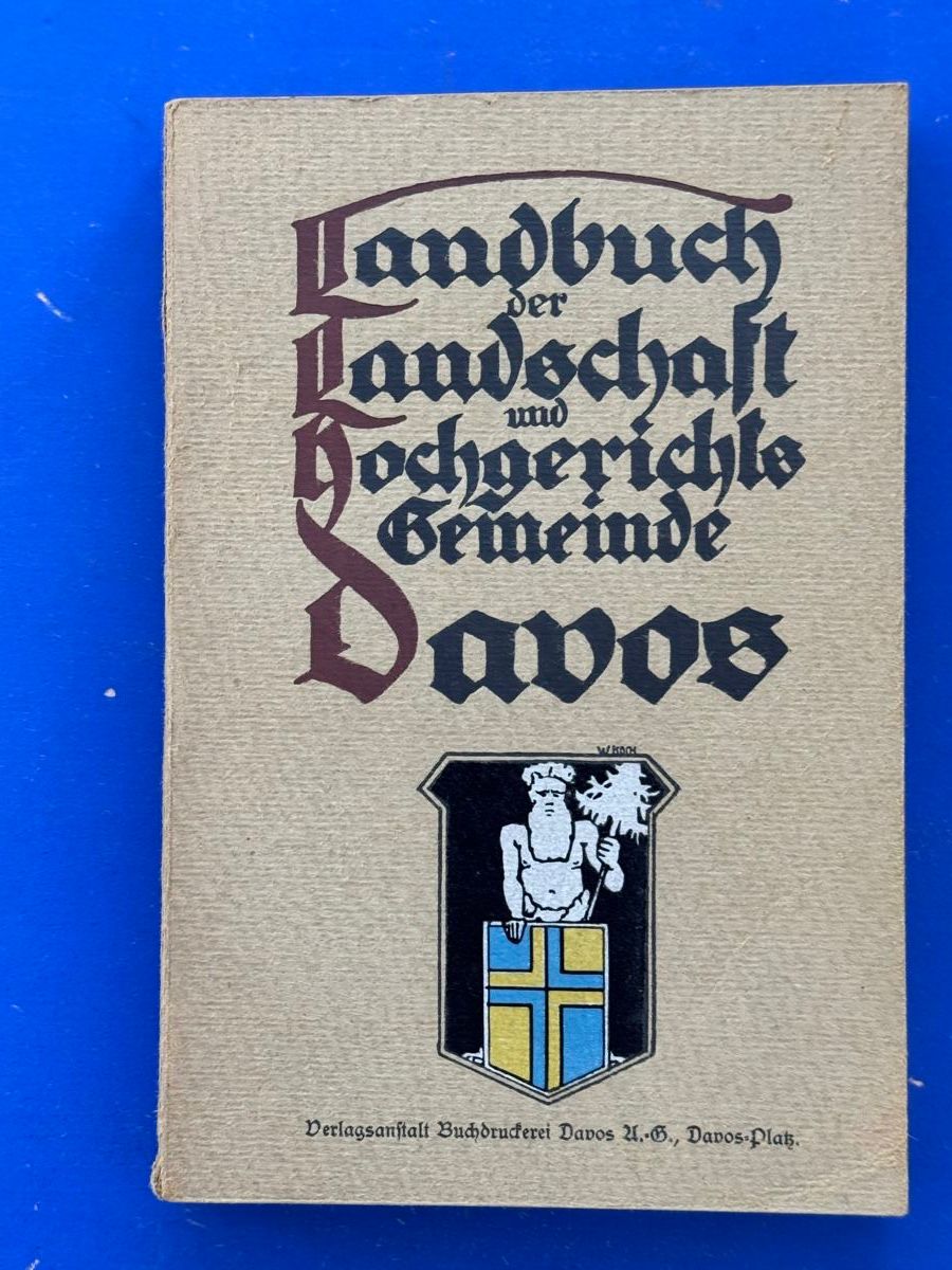 Libri: Landbuch der Landschaft und Hochgerichts-Gemeinde Davos – Usato da Adliswil venduto da buch_und_kunst