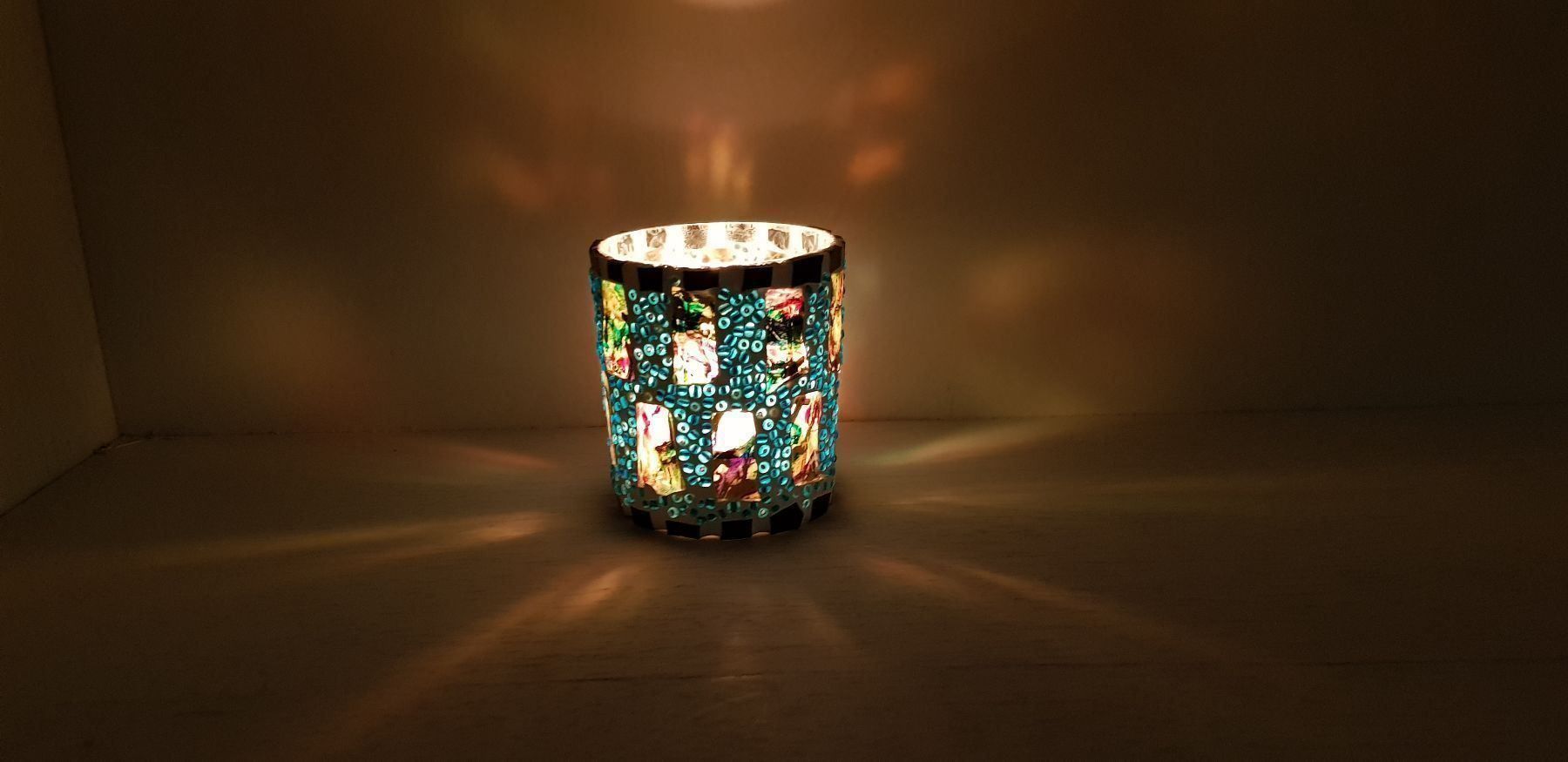 Portacandele: Wandlicht Mosaik – Nuovo e nell'imballaggio originale da Kirchberg SG venduto da PharaoShop 5