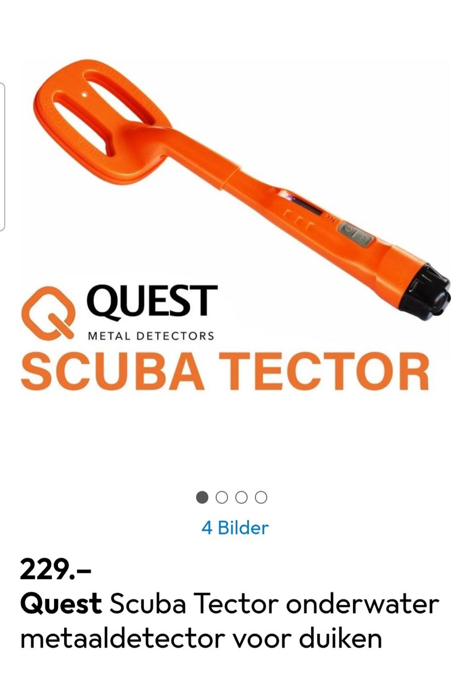 Tutti gli attrezzi: Neuwertiger Scuba Tector Xpointer - Metallsuchgerät! – Nuovo e nell'imballaggio originale da Fulenbach venduto da lua_755r 4