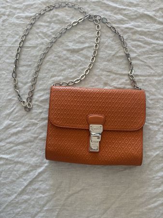 Mini sac bandoulière Tod’s en cuir orange