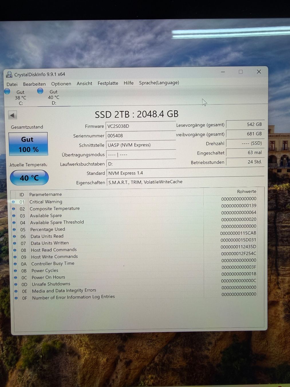 Samsung Harddisks: 2TB Samsung 990 Pro M.2 SSD – Gebraucht aus Bad Zurzach von AlfistaProta 2