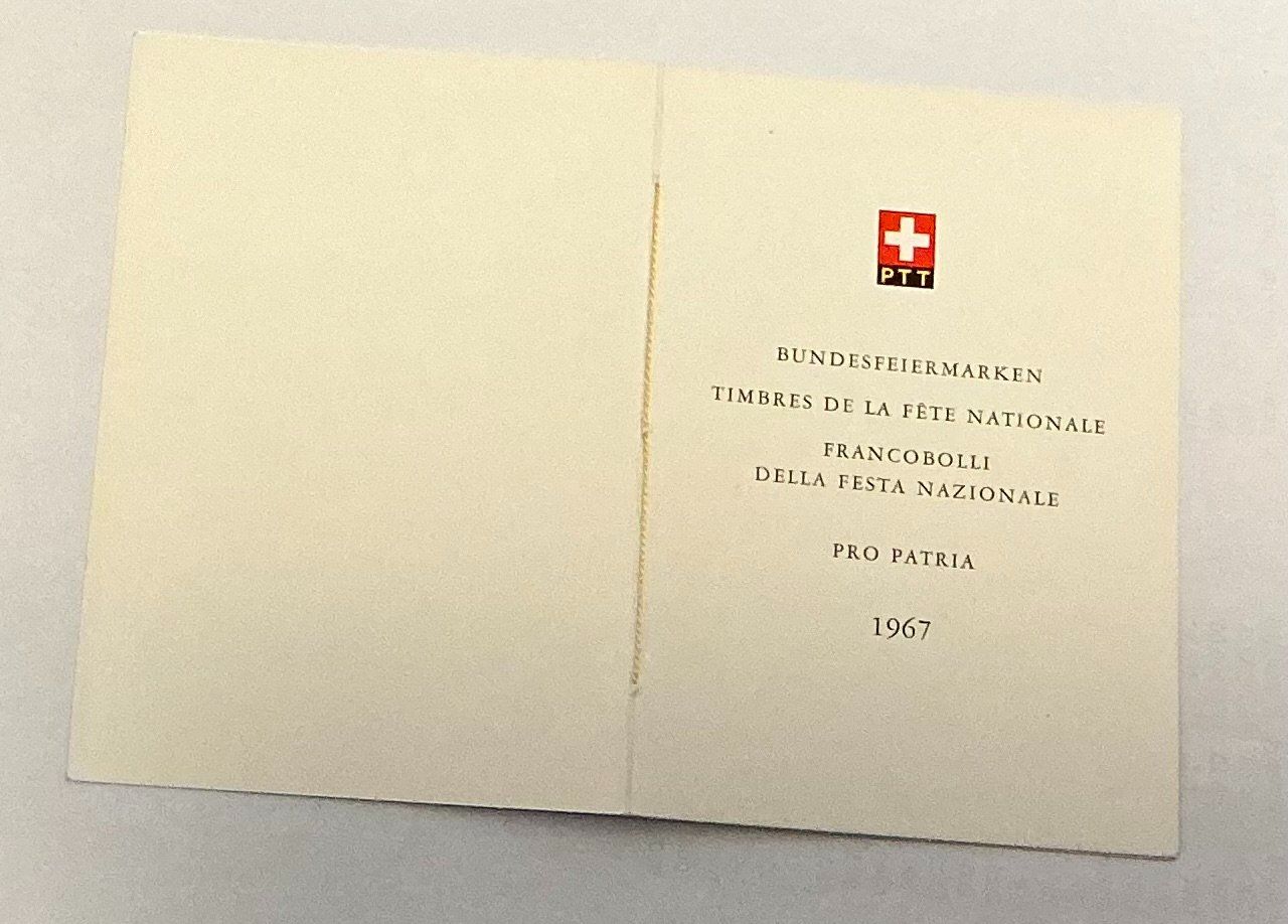 Tutti i francobolli: CH Pro Patria  Briefmarkenheftchen Satz 1967 – Usato da Koblenz venduto da Markenhimmel 1