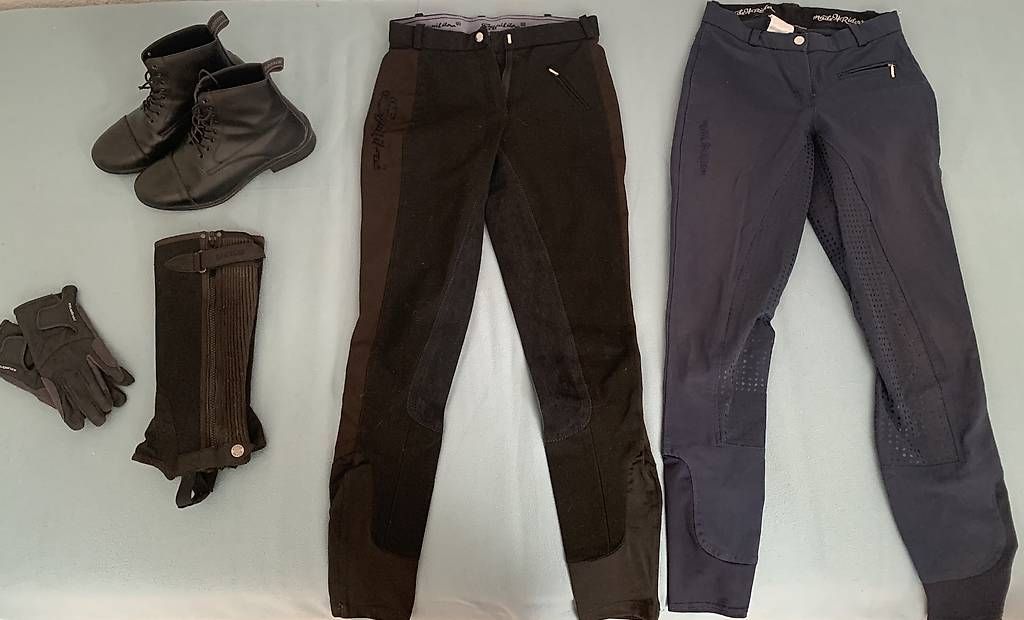 Pantaloni: Reithose, Reitstiefel, Chaps, Reithandschuhe – Usato da Brugg AG venduto da ger_8sbj