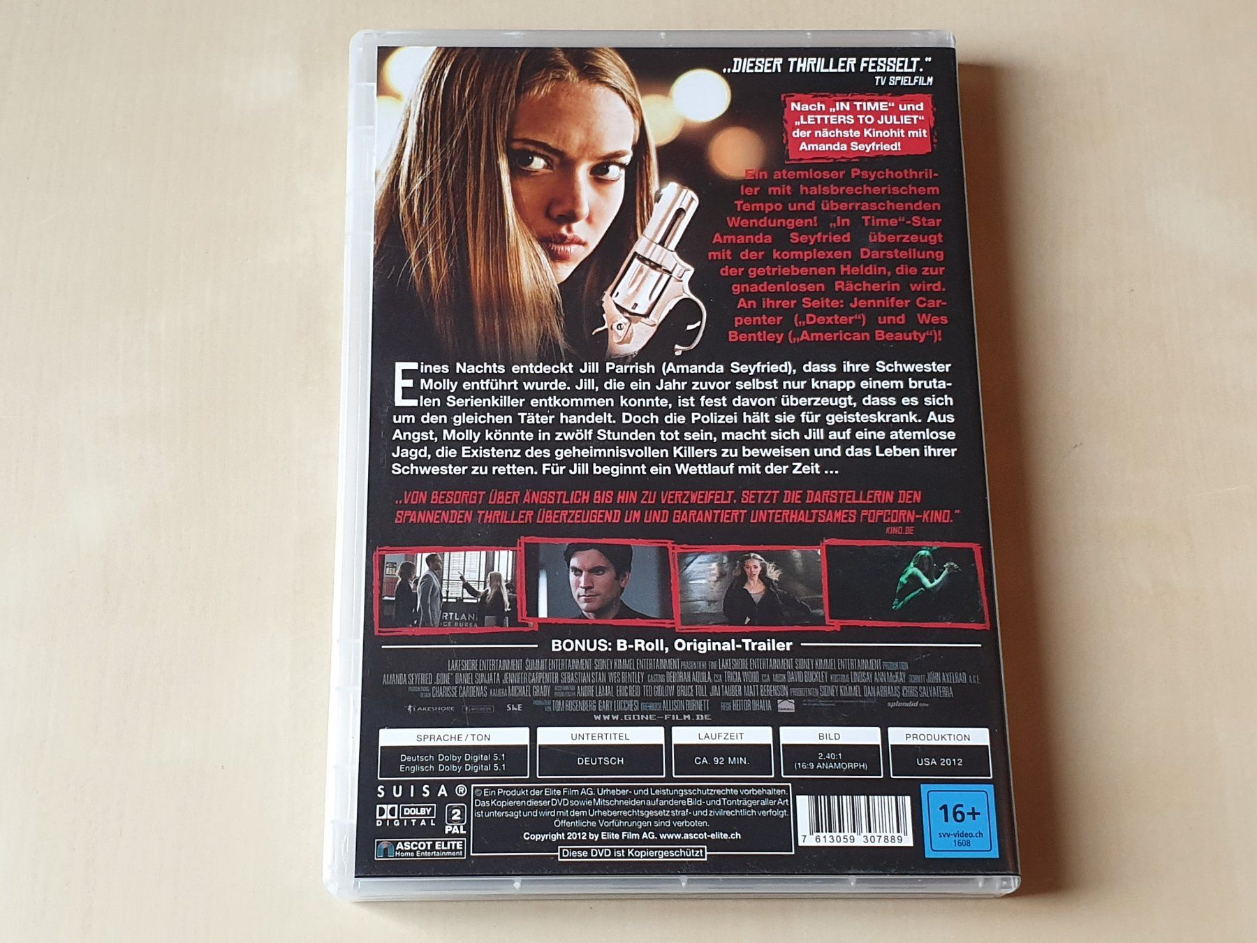 Tutti i DVDs: Gone – Usato da Stansstad venduto da collectorsshop 1