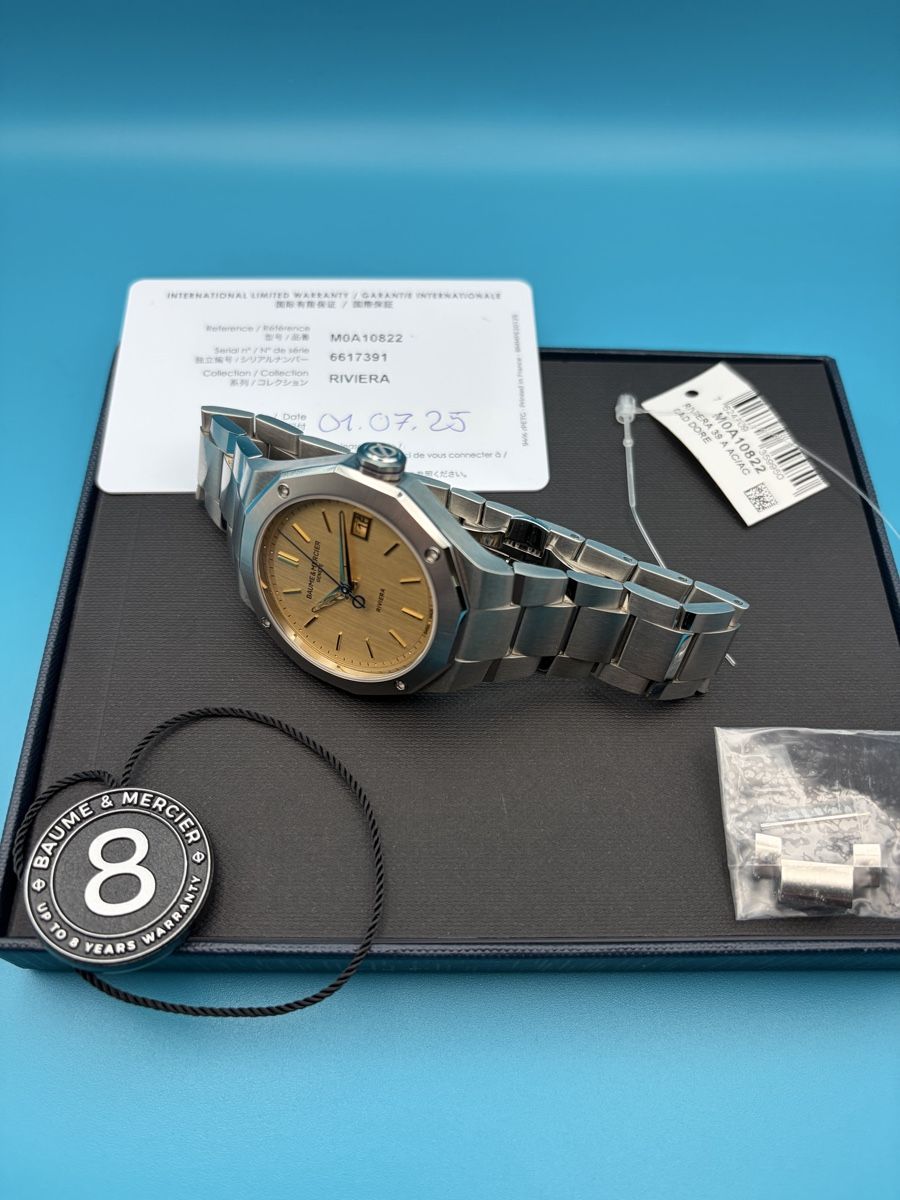 Baume & Mercier Orologi: Baume & Mercier Riviera MOA10822 – Nuovo (secondo la descrizione) da Meyrin venduto da Samos23 5