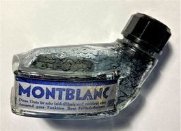 Original MONT BLANC Tintenfass leer Glas Deckel Bakelit