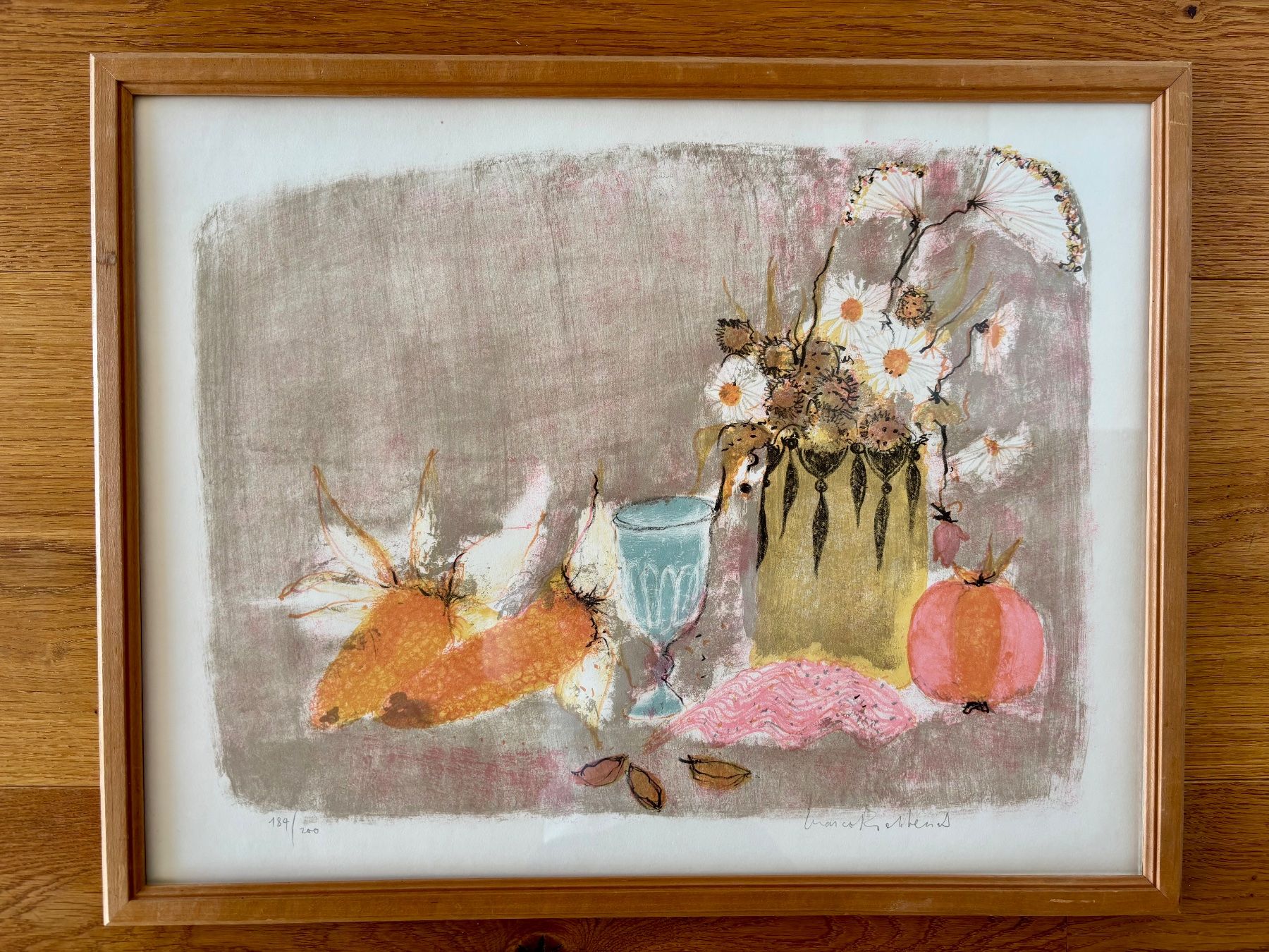 Grafica & Litografie: Swiss Marco Richterich framed lithograph – Usato da Steinhausen venduto da Smitten_Vintage 6