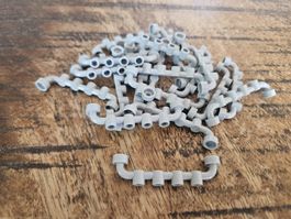 lego 6140 lot de 20 pièces Light Bluish Gray Bar 1 x 6