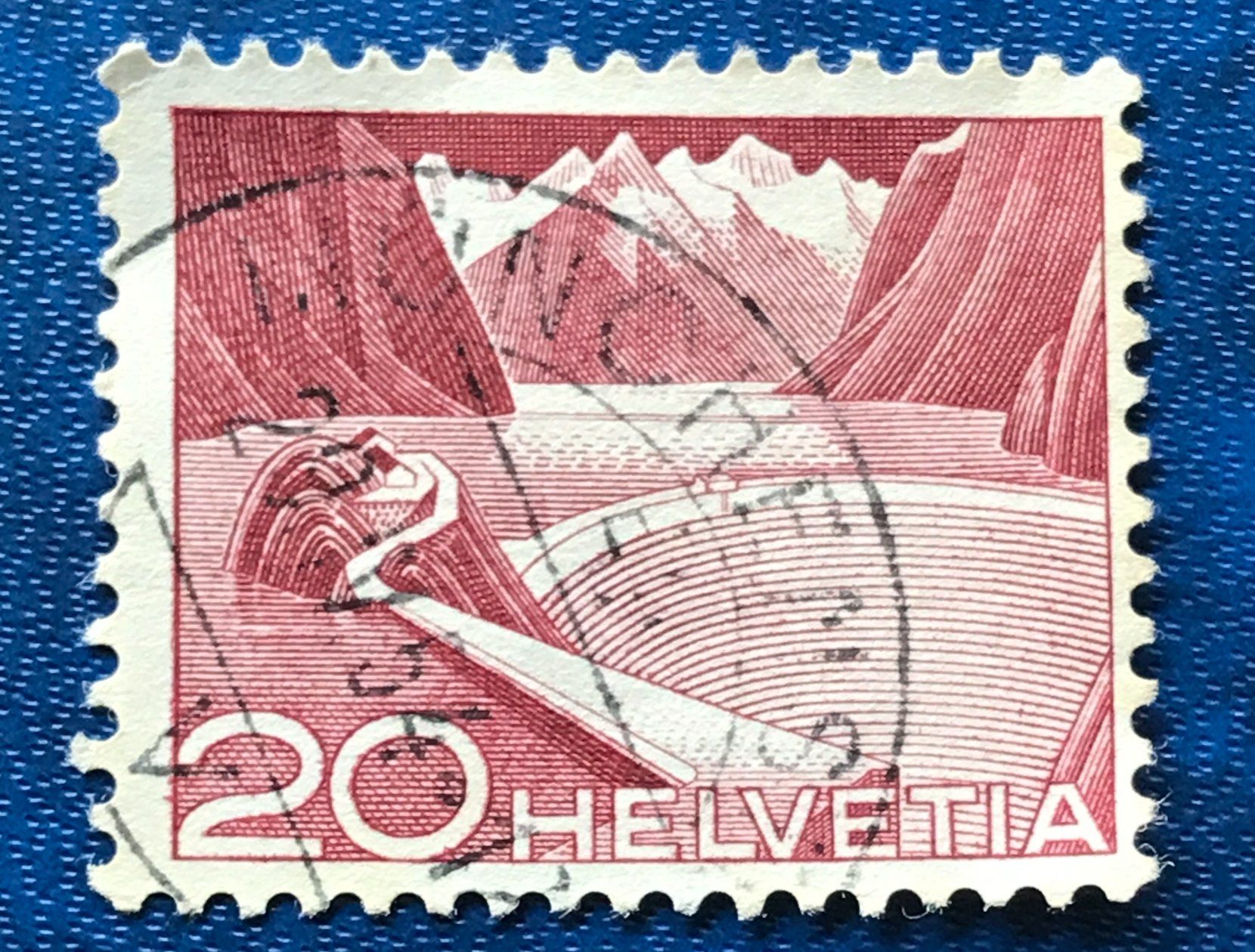 Tutti i francobolli: Nr.301A  mit Stempel Stausee 1949    – Usato da Aarau venduto da Billa007