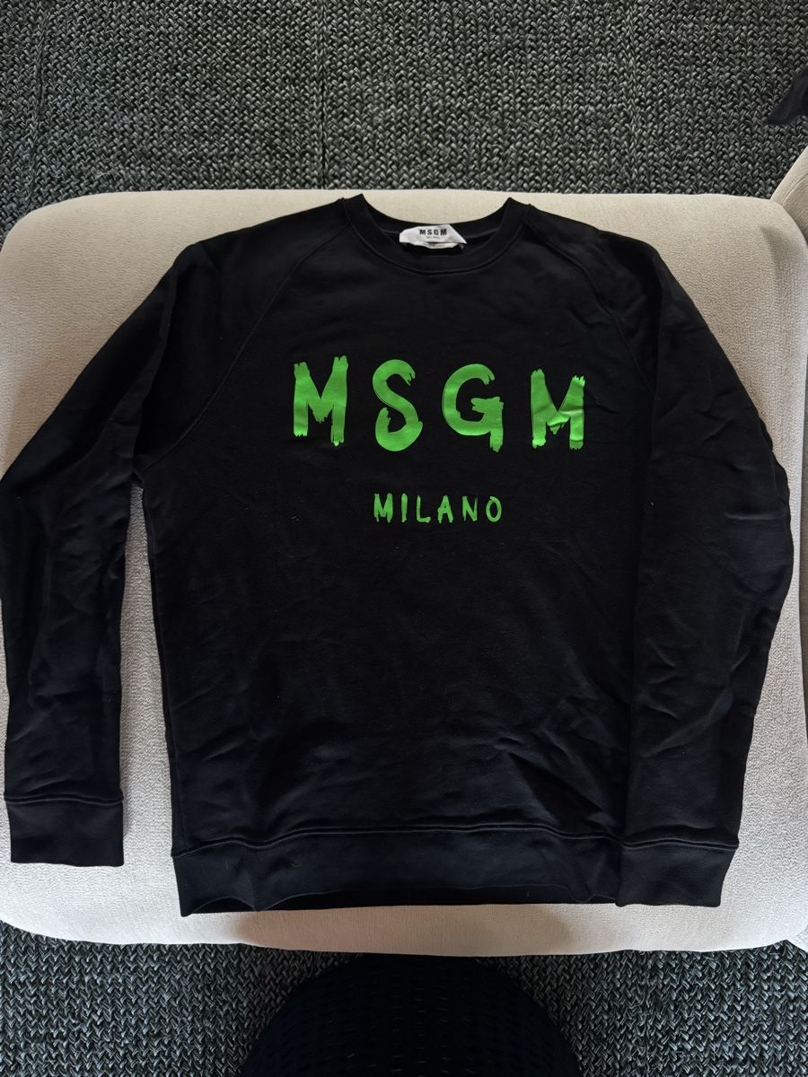 MSGM Maglioni & Felpe: Pullover MSGM schwarz Herren Grösse L – Usato da Bern venduto da na.laa