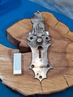 1 schöne grosse Schlüssel Rosette, 23.8cm, Stahl (4113#TBS1)