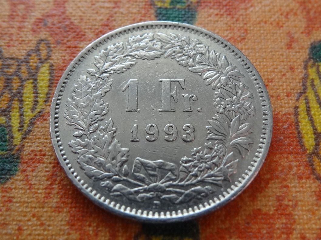 Toutes les monnaies: 1 Fr. 1993 – D'occasion à Romanel-sur-Lausanne par Swift13