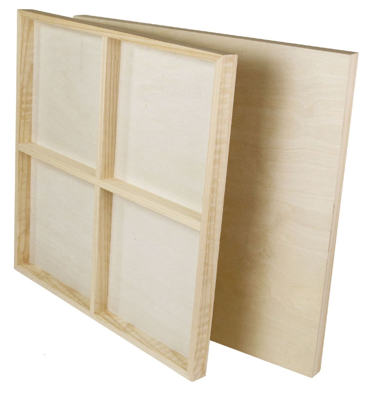 Leinwände & Keilrahmen: Holzmalgrund  60x60 cm 2tlg – Neu und originalverpackt aus Escholzmatt von crazyteam 1