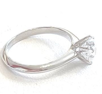 Anelli: 1.00ct. D/SI Einkaräter Solitärring, Weissgold: LP 11.500,- – Nuovo e nell'imballaggio originale da Zürich venduto da juwelier-damken 5