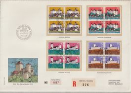 Grand Enveloppe Pro Patria Châteaux 1976 1977